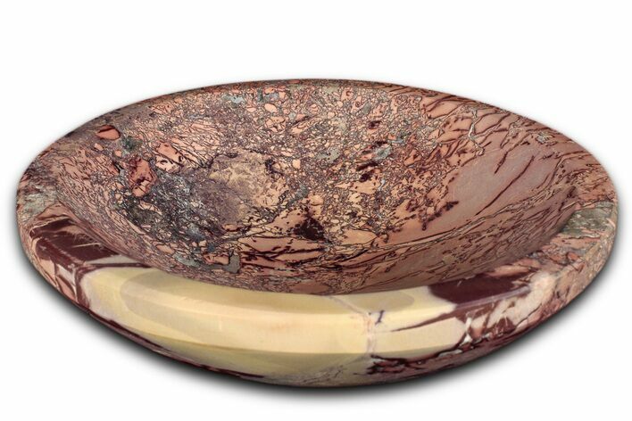 Polished Saharan Desert Jasper Dish - Morocco #349399